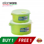 Elianware 2 Pcs BPA Free Special Food Keeper Set Microwavable Food Container (Buy 1PCS Free 1PCS Set)