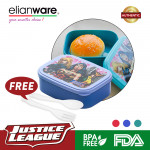 Elianware DC Justice League Mini Superheroes Food Container (550ml)
