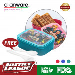 Elianware DC Justice League Mini Superheroes Food Container (550ml)