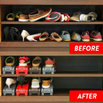 Elianware Stackable Shoe Rack (27cm) Rak Kasut