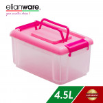 Elianware Pink 4.5L Multipurpose Storage Container with Handle
