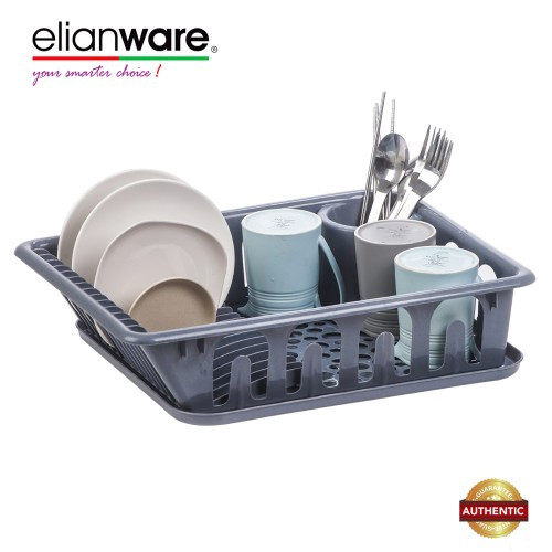 Elianware Marble Design Home Dish Rack Disk Drainer