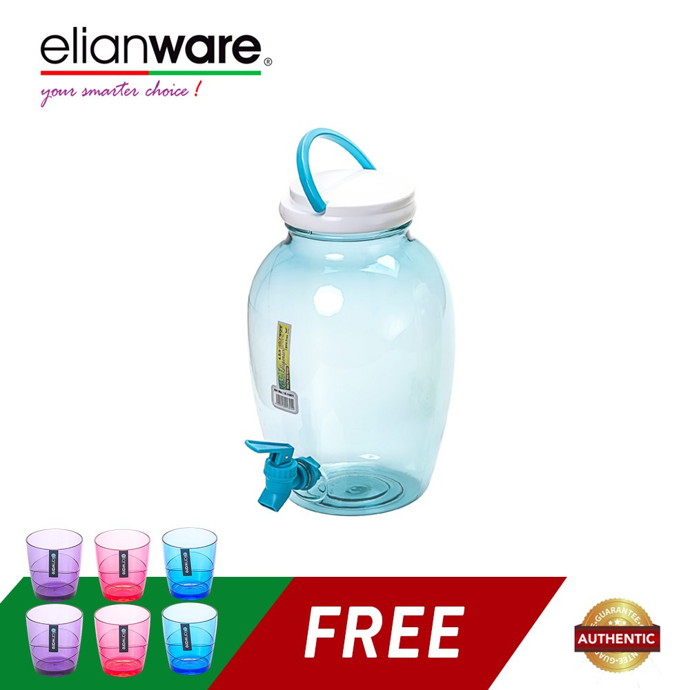 Elianware 4.5Ltr High Quality Light Durable No Leak Colorful Water Dispenser