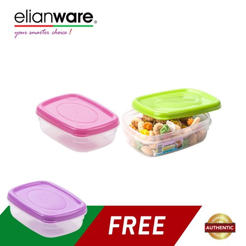 Elianware (BUY 2 FREE 1) 330ml BPA FREE Multipurpose Food Keeper