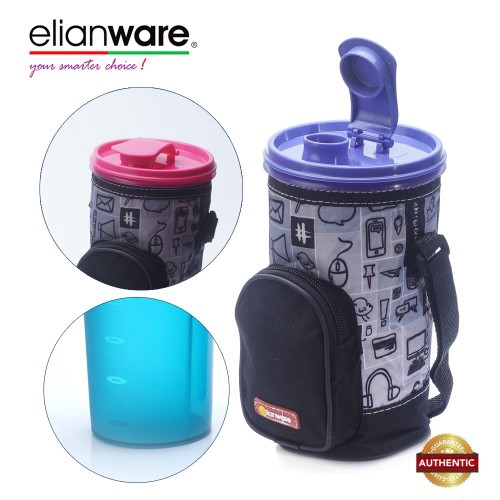 Elianware E-Fresh 1.1L Water Bottle Tumbler With Bag Pocket