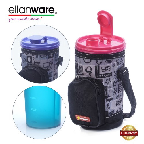 Elianware E-Fresh 1.1L Water Bottle Tumbler With Bag Pocket