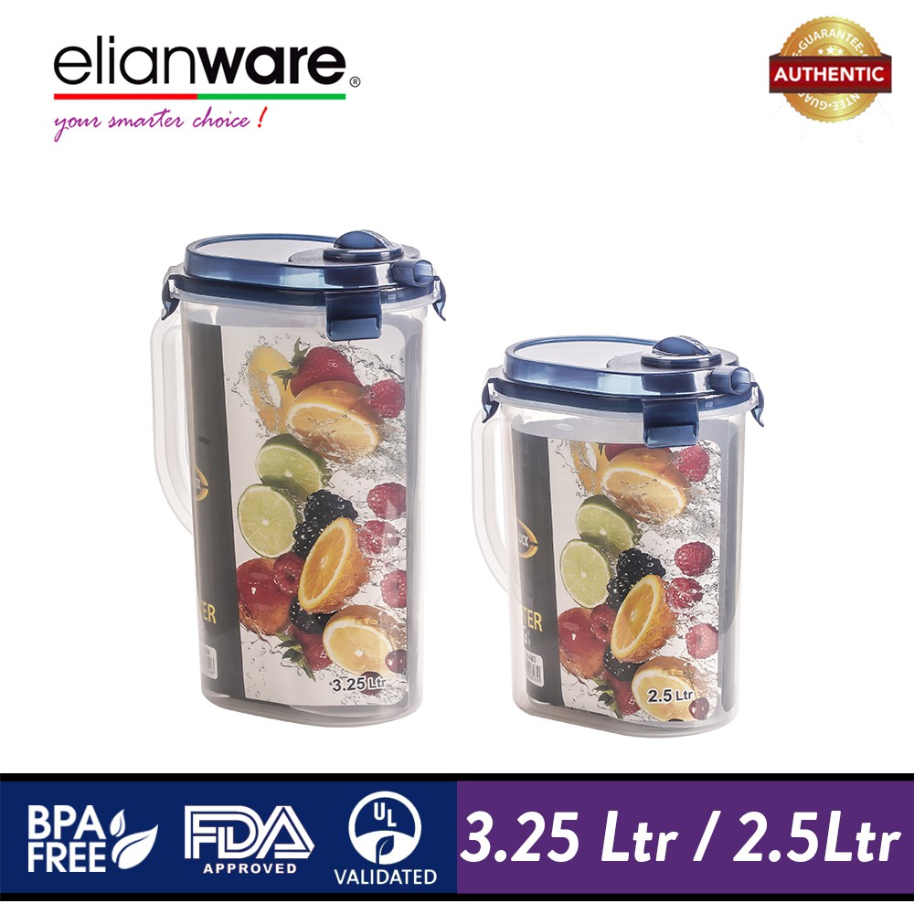 Elianware Ezy-Lock Water Jug [BPA Free] Cereal Rice Dispenser