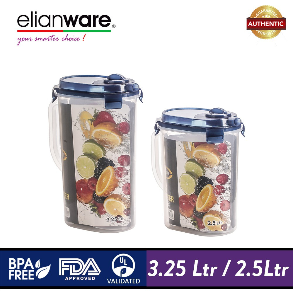 Elianware Ezy-Lock Water Jug [BPA Free] Cereal Rice Dispenser