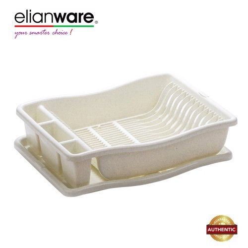 Elianware Marble Design Home Dish Rack Disk Drainer