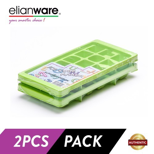 Elianware 2 Pcs Pack ABC Stackable Ice Cube and Jelly Mould BPA Free