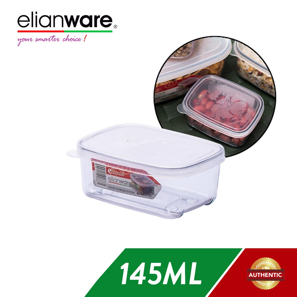 Elianware 145ml Transparent Airtight Food Keeper Elianware 145ml Transparent Airtight Food Keeper