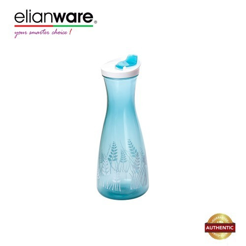 Elianware 1 Ltr BPA Free Glass-Like Clear Water Jug with Lid