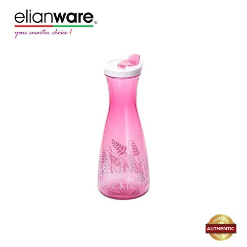 Elianware 1 Ltr BPA Free Glass-Like Clear Water Jug with Lid