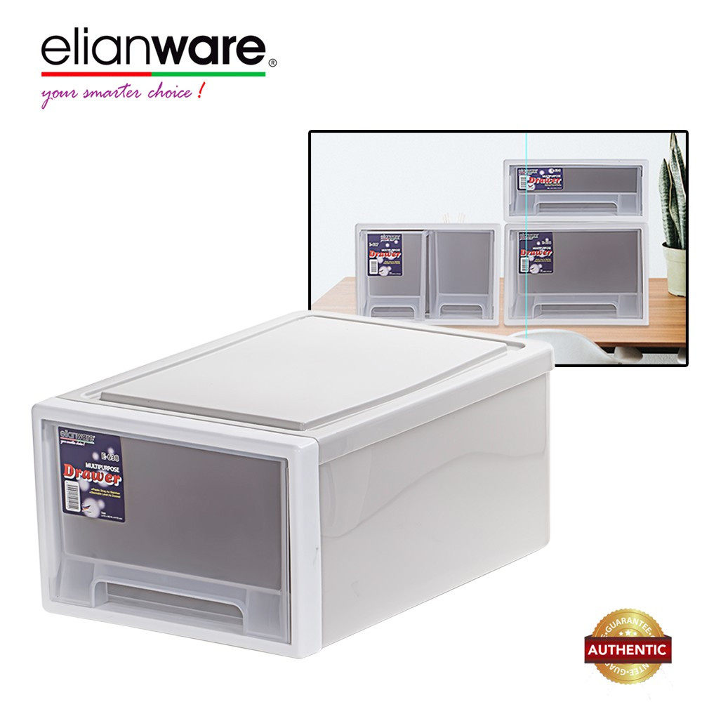 Elianware H172mm Elegant Modern Office Drawer Storage Box (638)