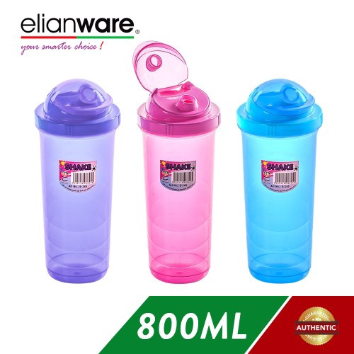 Elianware 800ml Shaker Blender Container with Cap (BPA Free)