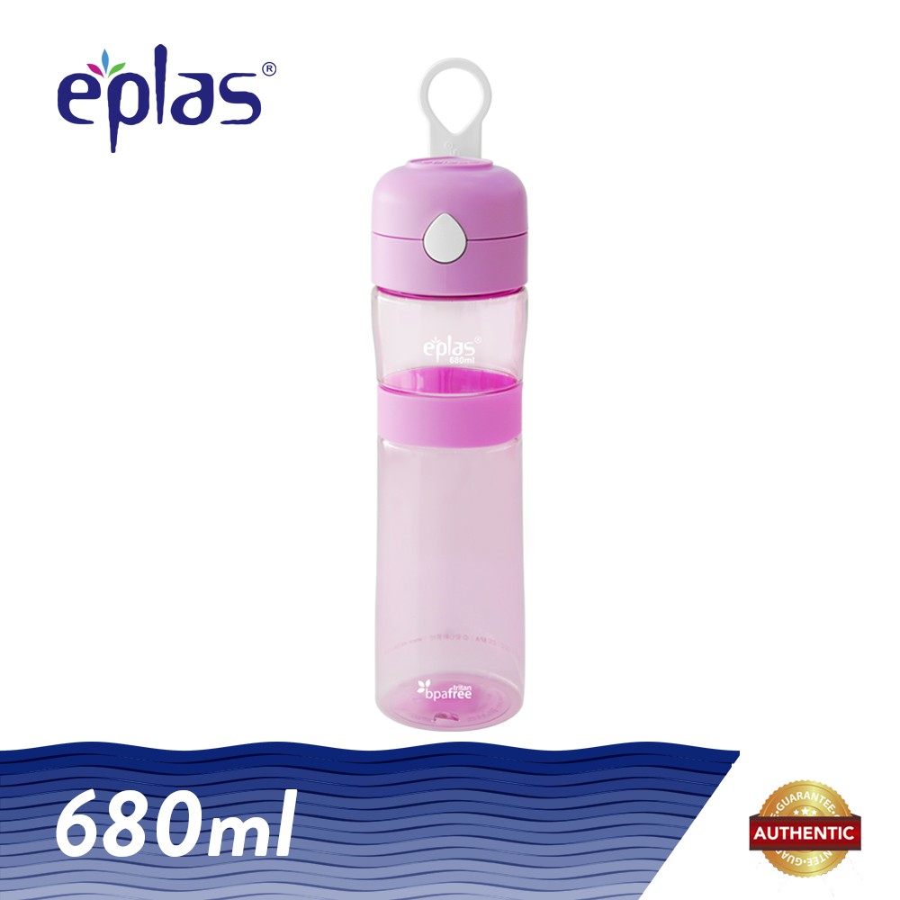  Eplas 680ml BPA Free One Touch Open Drinking Bottle Water Tumbler