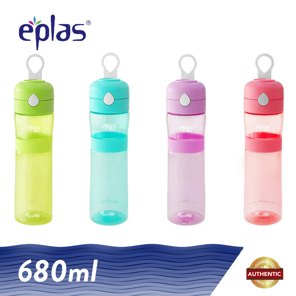  Eplas 680ml BPA Free One Touch Open Drinking Bottle Water Tumbler