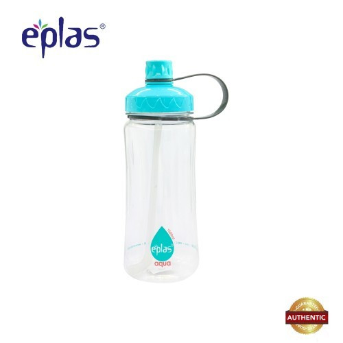 eplas 1500ml BPA Free Bottle With Straw & Strip