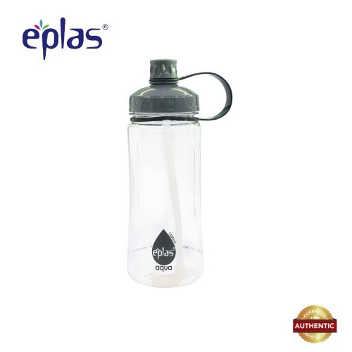 eplas 1500ml BPA Free Bottle With Straw & Strip