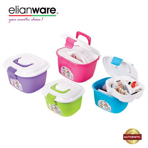 Elianware 10 Ltr Multipurpose Cosmetics Toys Accessories Tools Box Keeper
