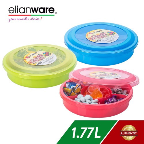 Elianware 1170ml BPA FREE Candy Tray (6 Compartments)
