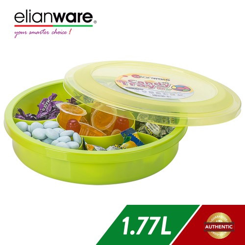 Elianware 1170ml BPA FREE Candy Tray (6 Compartments)