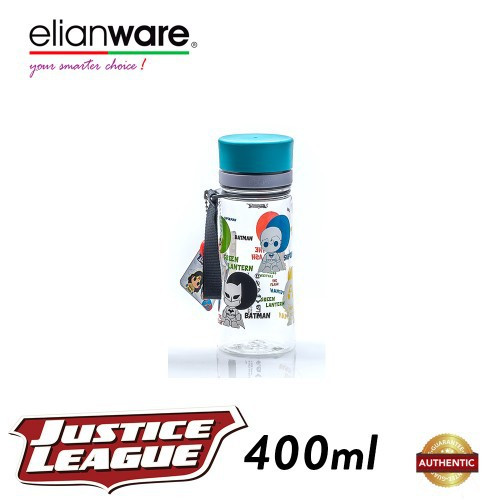 Elianware DC Justice League 400ml BPA Free Transparent Water Tumbler