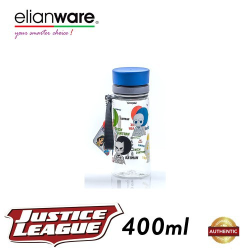 Elianware DC Justice League 400ml BPA Free Transparent Water Tumbler