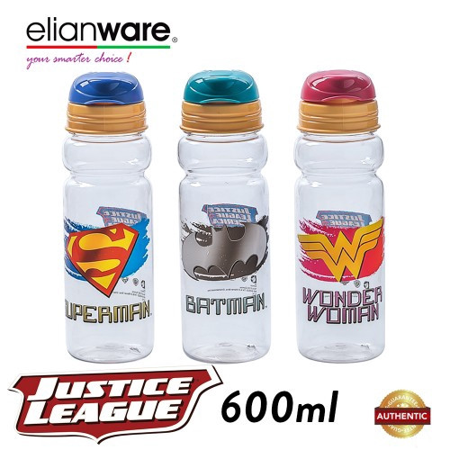 Elianware DC Justice League 600ml BPA Free Small Mouth Water Tumbler Elianware DC Justice League 600ml BPA Free Small Mouth Water Tumbler