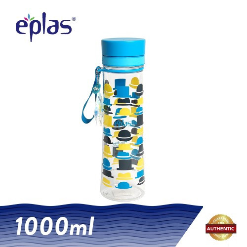 Eplas 1000ml Hat Ribbon Spec Shoe Moustache Water Bottle
