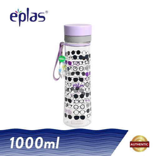 Eplas 1000ml Hat Ribbon Spec Shoe Moustache Water Bottle