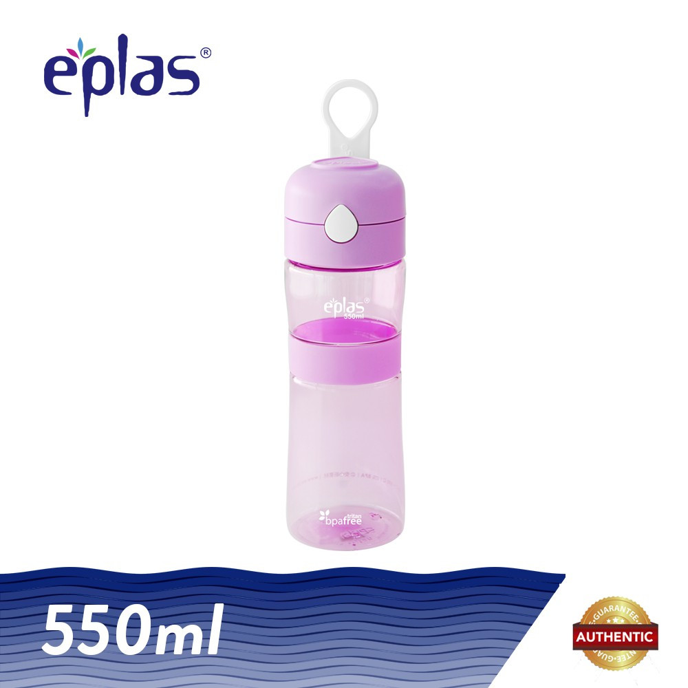 Eplas 550ml BPA Free Sport One Touch Open Drinking Bottle Water Tumbler