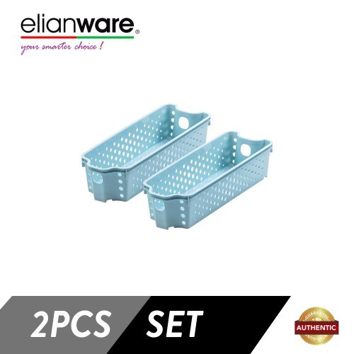 Elianware 2 Pcs Clean & Simple Stackable Basket (S)