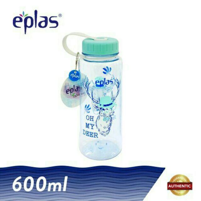 eplas 600ml Oh My Deer BPA Free Water Bottle