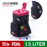 Elianware 1.5 Ltr Fridge Handy Cool Tumbler [BPA Free] Water Bottle with Pouch Bag 