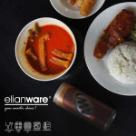 Elianware 6’' Marble Dining Bowl (6 Pcs Set) Big Soup Noodle Mangkuk Bowl