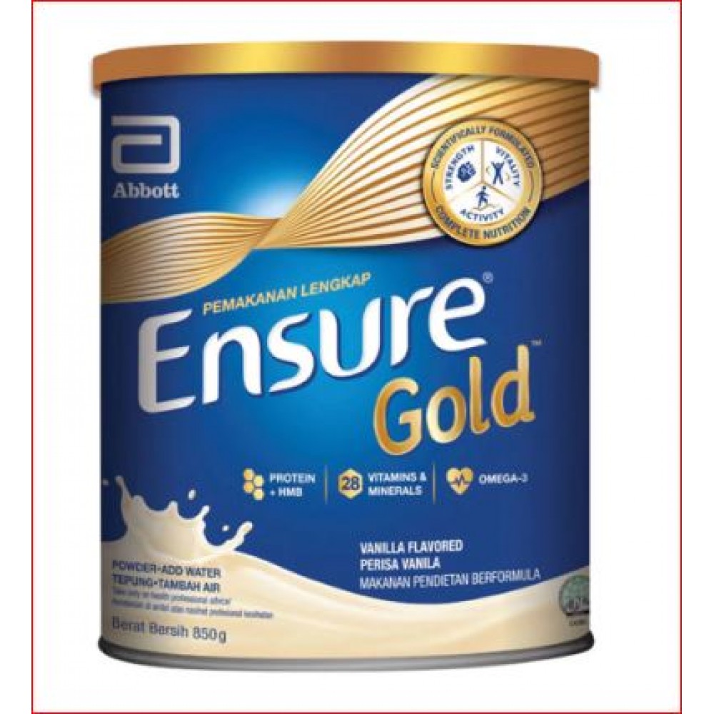 ENSURE GOLD VANILLA - 850G