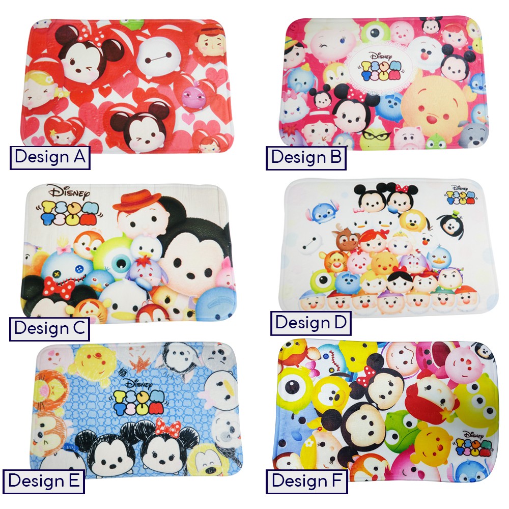 Tsum Tsum Designs Non-slip Floor Indoor Carpet Tsum Tsum Designs Non-slip Floor Indoor Carpet
