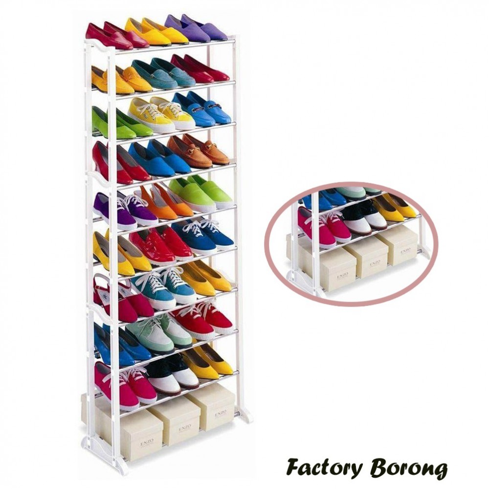 Borong Best! Amazing Space Saving 10 Tier Level Shoe Shoes Rack Borong Best! Amazing Space Saving 10 Tier Level Shoe Shoes Rack