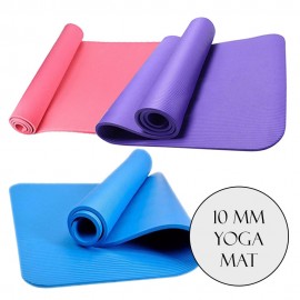 image of Borong Best! High Grade NBR 10mm Yoga Mat Gym Exercise Mat
