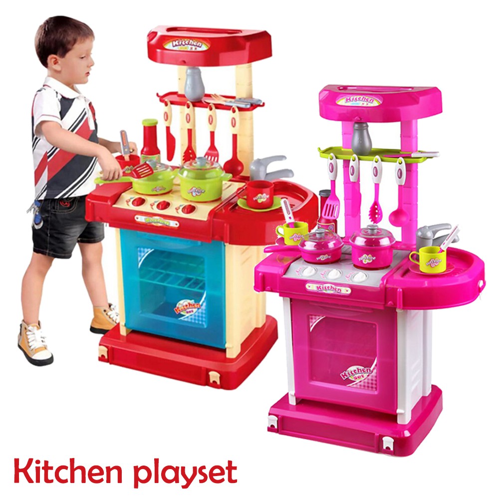 portable kitchen play set