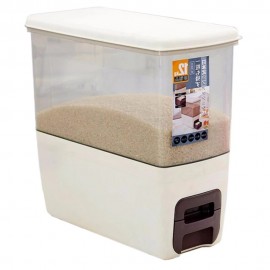 image of Borong Best! Japanese Hygienic Rice Dispenser 12KG Storage Kitchen Storage Box