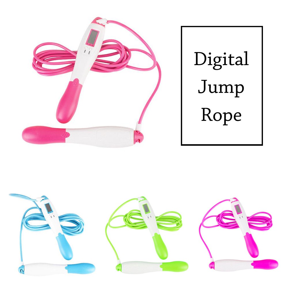 Borong Best! Digital Jump Rope 002 Fitness Sport Exercise Cardio Tool Borong Best! Digital Jump Rope 002 Fitness Sport Exercise Cardio Tool