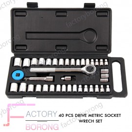 image of Borong Best! AB Tools 40pcs Drive Metric Socket Wrench Set (1941)