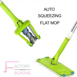 image of Borong Best! Auto Squeezing & Twisting Flat Mop