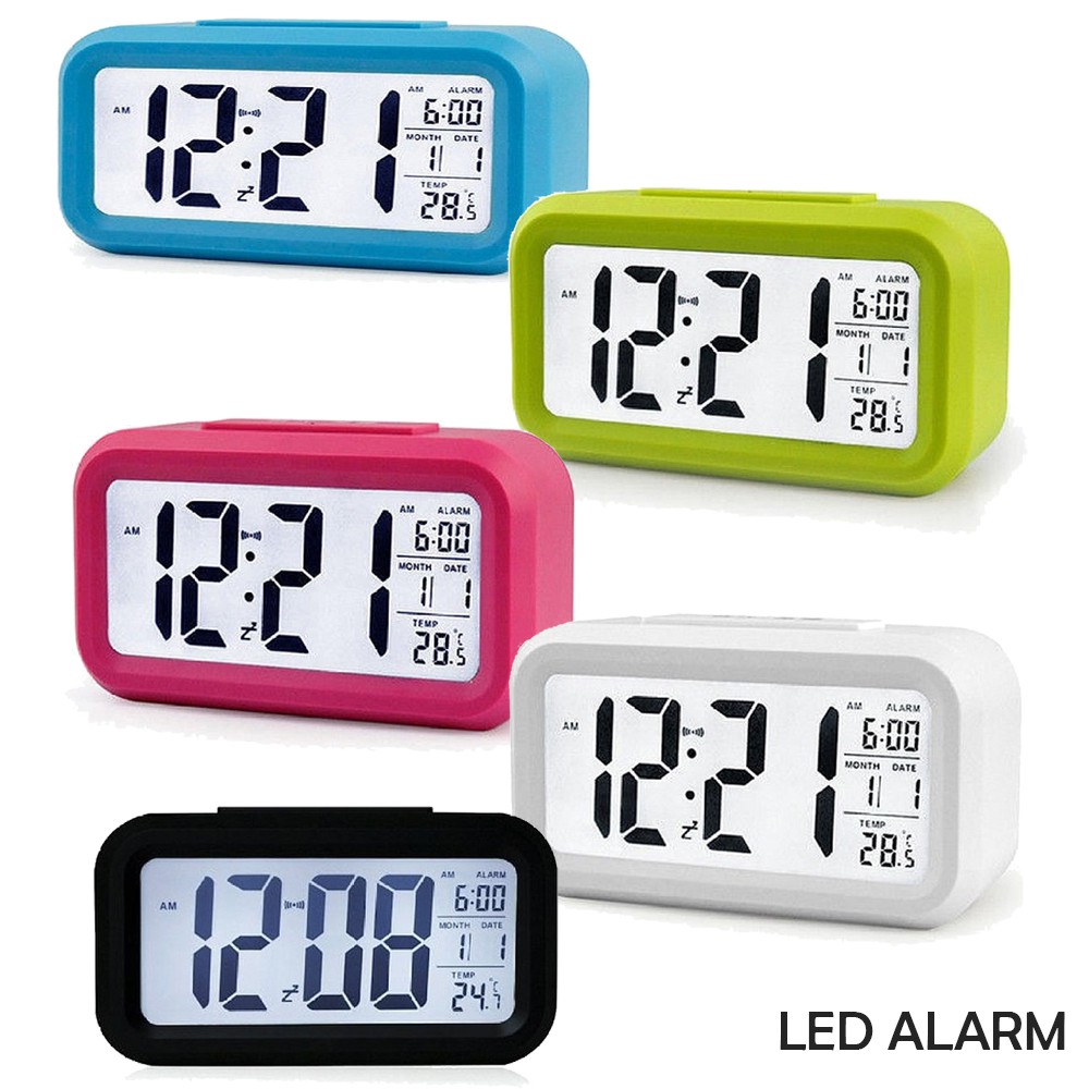 LED Digital Alarm Clock Temperature Calendar Auto Night Sensor LED Digital Alarm Clock Temperature Calendar Auto Night Sensor