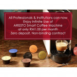 Arissto Coffee Maker + 20 Capsules