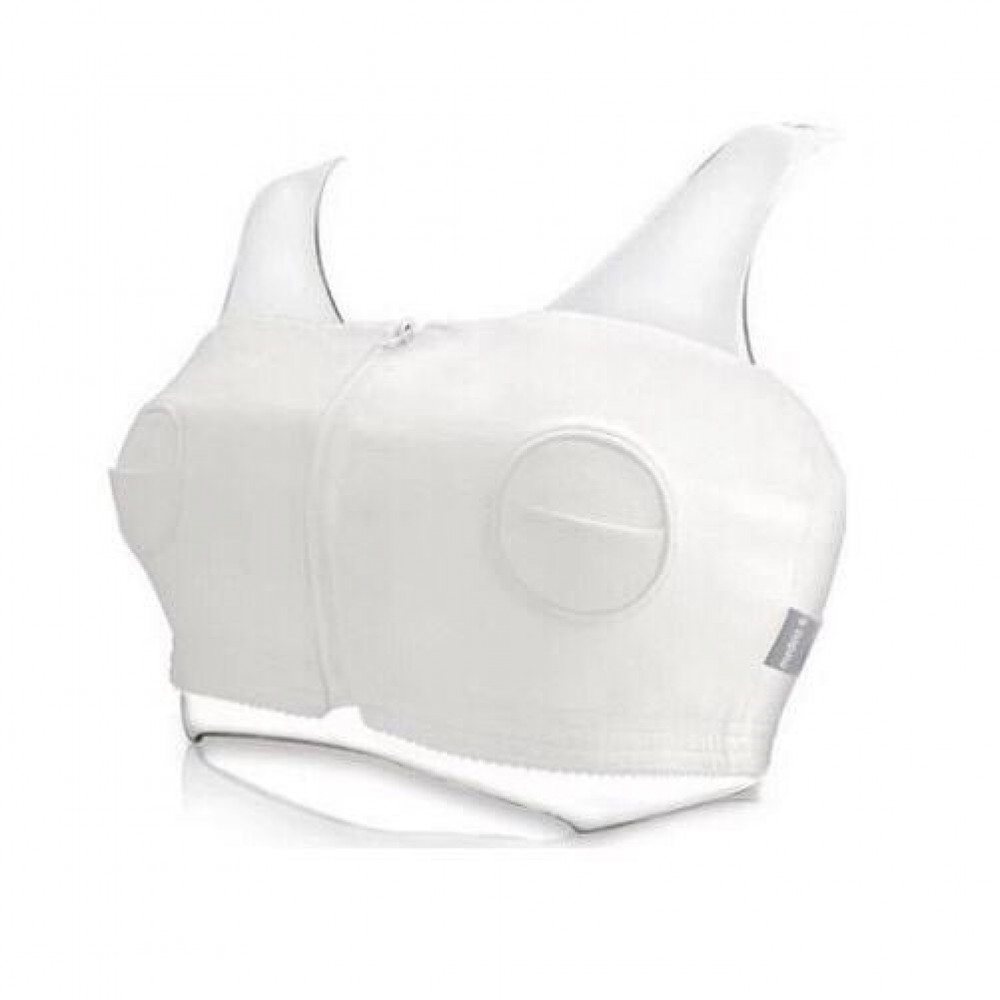 Medela Easy Expression Hands-Free Bustier (White) Free Size Medela Easy Expression Hands-Free Bustier (White) Free Size