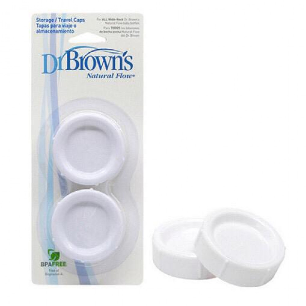 Dr. Brown's Bottle Storage Caps (Wide /Narrow) X 2 Pcs Dr. Brown's Bottle Storage Caps (Wide /Narrow) X 2 Pcs