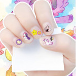 Kids Nail Sticker -Little Pony, Frozen, Glow In The Dark,Princess X 3 Pcs